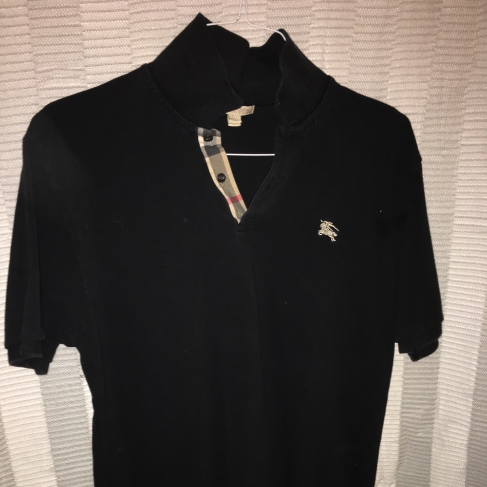 Burberry Men's Black Polo